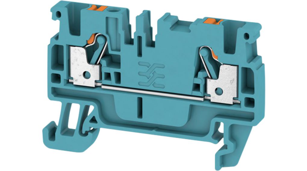 Reihenklemme, Klemme, 2 Pole, 800V, 24A, 2.5mm², Blau, Packung à 100 Stück